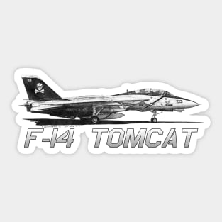 F14 Tomcat VF-103 Jolly Rogers Sticker